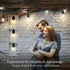 24 Dimmable 2W Bulbs Commercial 7 Bulbs Brightech Ambience Pro - Ft Waterproof LED Outdoor String Lights - Hanging
