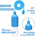 Enchanting Playhouse or Treehouse Adventure: 4-Pack Kids' Hanging Lights, Battery-Operated with Safe Touch and Easy
