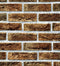 Y633 Rustic Brick Wallpaper, Peel and Stick, 17.7" x 9.8ft, Brown Self-Adhesive Contact Paper for Home Decor