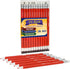 June Gold 24 Mechanical Pencils, 2.0 mm Red Color Leads with Built-in Rear Sharpener (Cherry #101)