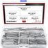 DYWISHKEY 360PCS 304 Stainless Steel Cotter Pin Assortment Kit
