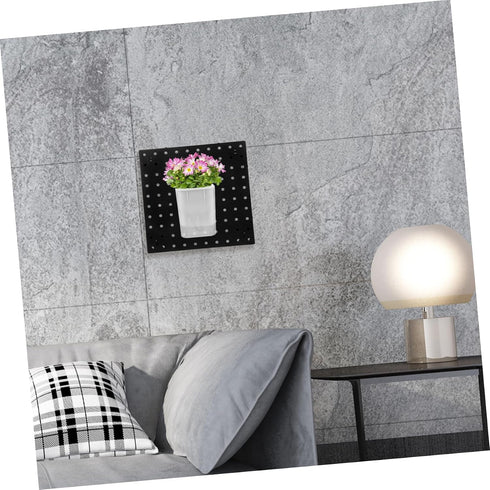 Pegboard Wall Organizer Panel Sturdy Plastic Storage System for Workbench and Garage Simple Installation Strong