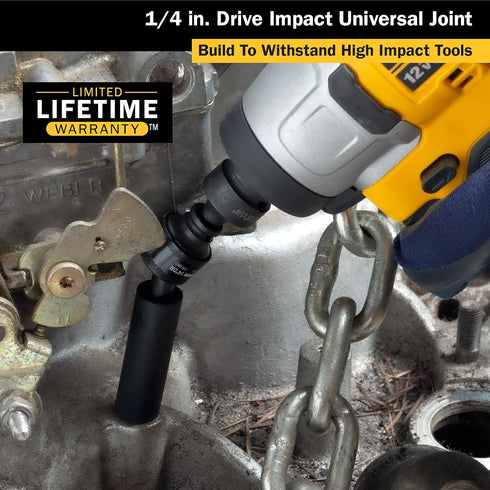 Titan 46130 1/4-Inch Drive Impact Universal Joint Socket