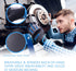 Grip Utility Mechanic Work Gloves for Men & Women - Non-Slip Silicone Touch Screen, Durable, Breathable (Large,