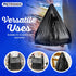 500 Count 11.5 6.5 21 Packaging, METRONIC Black Plastic T-shirt Bags with Handle, x x Plastic Carry Bags for Retail