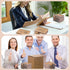 Tellingyou 20 Set Employee Appreciation Thank You Gifts, Inspirational Spiral Notebook, Motivational Bamboo Pen for Team