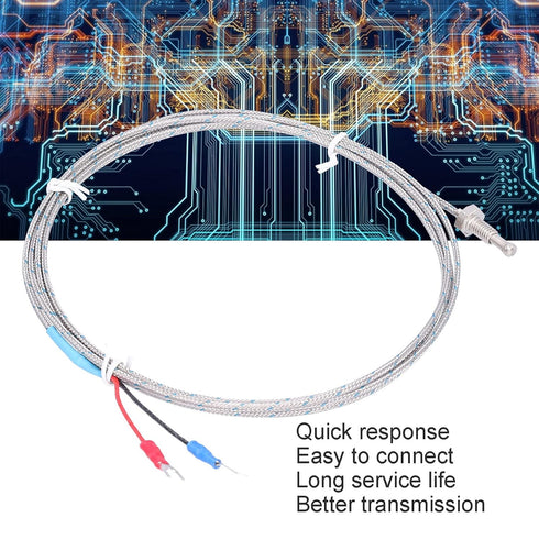 WRNT-02 M8 K-Type Thermocouple, Scanners & Testers Temperature Probes Sensor Wire Screw Temperature Probe 0-600?