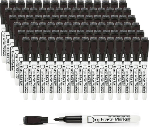 Volcanics Magnetic Dry Erase Markers With Eraser Low Odor Fine Tip Whiteboard