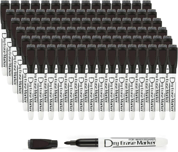 Volcanics Magnetic Dry Erase Markers With Eraser Low Odor Fine Tip Whiteboard