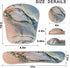 Keyboard Wrist Rest Memory Foam Ergonomic Mouse Pad with Non-Slip Rubber Base, Pink Marble