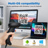 Generic 1MP 2D Barcode Scanner with Stand, Code Reader with Image Sensor, Barcode Scanner for Multi Purposes & Wired