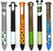 Twice as Nice 2 Color Click Pens - Cute Creatures, Set of 6