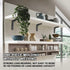 4Pcs L Wall Bracket, 4 x 4 Inch Heavy Duty Floating Shelf Bracket, Iron Joint Angle Bracket with Screws