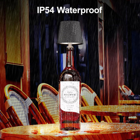 2026 3 2PC) Wireless Bottle Lamp, New Color Rechargeable Wine Bottle Lights for Home Bars Restaurants (Black