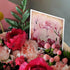 Charming Flamingo Bird Greeting Card with Floral Design