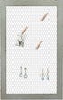 SOFE Chicken Wire Frame Bulletin Boards, Rustic Grid Wall Panels for Jewelry Organizer, Memo Board, Photo Display