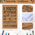 Outus Mini Inspirational Notepads, Motivational Notebook, Small Pocket Journal, 12 Styles, 48 Pieces for School Office