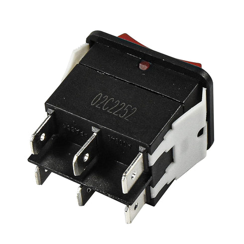 HQRP On-Off-On Power Switch, Compatible with KEDU HY12-9-5, Grizzly G4015Z Combo Lathe Power Tools