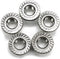 (20 PCS) 3/8-16 Stainless Steel Serrated Flange Nuts, Flange Lock Nut by Fullerkreg