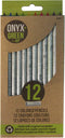 Onyx and Green Colored Pencils, 12 Piece, Sharpened, Made from Recycled Paper (8001)