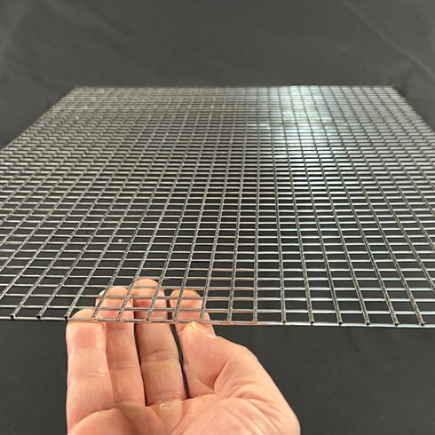 FengYoo 24"x16"-1/2" 14Ga Stainless Steel Hardware Cloth Heavy Welded Wire Fence Chicken Wire Fencing Metal Screen