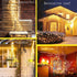 2 Pack 220 8 SHUKAN LED Firefly Bunch Lights, Flashing Modes Waterproof Copper Wire Waterfall Lights, Fairy Lights