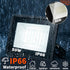 MATAHARAGA 50W 7000lm 6ft 5000K IP66 Flood Lights Outdoor, Bright LED Work Light with Plug, Daylight White Flood