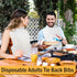 Waterproof Adult Bibs for Men & Women - Oil-Proof Plastic Clothing Protectors
