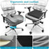 VILCHEBBA Tailbone, Seat Cushion, Office Chair Cushion for Sciatica, Coccyx Cushion, Ergonomic Memory Foam Seat Cushion