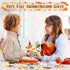 Pasimy 24 Set Fall Sticky Notes and Pens - Classroom Gifts, Thanksgiving Pens, Pumpkin Maple Leaf Notepads (Orange,