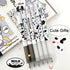 Cute Kawaii 0.5mm Black Ink Gel Pens, Fine Point Smooth Writing Ballpoint for Office School Supplies, Pack of 6