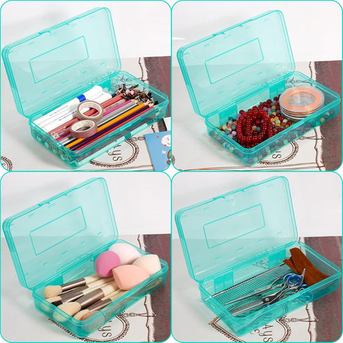 Large Capacity Pencil Box, Plastic Pencil Case for Kids, Girls, Boys, Adults with Snap-Tight Lid