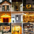 Solar Pendant Lights Outdoor, Shed Light Solar Powered Gazebo Lights Outdoor Chandelier Hanging Lights,Solar Lights