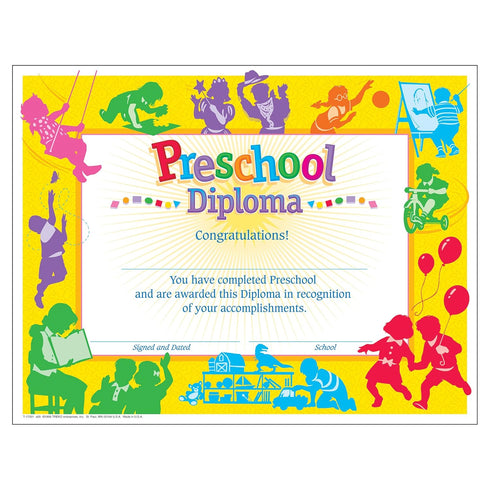 Classic Preschool Diploma, Pack of 30