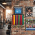 AOZUO 40+ 20 Race Bib and Medal Display Hanger, Medal Hanger Display Holds Medals & Race Bibs with Flip Vinyl Sleeves