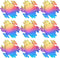 PerKoop 100 Pcs 6 Inch Large Double-sided Snowflakes Cutouts, Holographic Paper for Winter Classroom Decor Supplies
