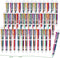 Enyeopd 48 Pack Multicolor Pens, Fun Pens for Kids Party Favors, Classroom, Valentines Day Bulk Gifts, Retractable