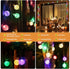 Galavasen 46FT 66LED 8Modes Outdoor Solar String Lights, Crystal Color Solar Powered Christmas Fairy String Lights