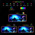 Gerlos RGB Large Gaming Mouse Pad, Extended Soft LED Mouse Pad, Non-Slip Rubber Base, Water Resistant Keyboard Pad,