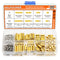 M2.5 Male Female Hex Brass Spacer Standoff Screw Nut Assortment Kit, 200 Pieces