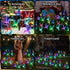 BeHiller Hummingbird Outdoor,2PACKS 12LED Hummingbird Hummingbird Solar Lights Swaying Firefly for Path Decor,Unique