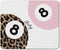 DOFQZ Funky Cheetah Print Y2K Lucky 8 Ball Mouse Pad, Trendy Leopard Print