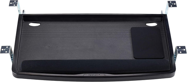Kensington K60004US Keyboard Tray, Under Desk, Ergonomic Slide-Out, 24.5" x 11.75", Black