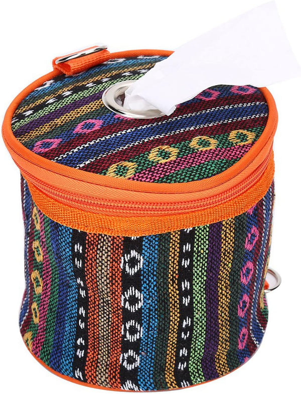 KooingTech Camping Toilet Paper Holder, 5.7x4.3in Toilet Paper Cover, Portable Wipes Case with