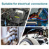 160PCS Spade Connector Kit, 22-10AWG Quick Disconnect Wire Connectors, Nylon Insulated Male and Female Terminal