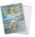 The Best Card Company - 1 Big Thank You Card from All of Us - Group Gratitude Notecard with Envelope - Driftwood