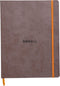 Rhodia Rhodiarama SoftCover Notebook, 80 Dots Sheets, 9 3/4 x 7 1/2, Chocolate Cover