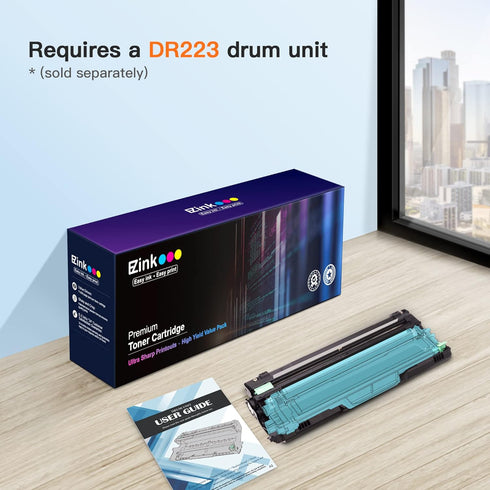 E-Z Ink Compatible Toner Cartridge Replacement for Brother TN227 TN-227BK to use with MFC-L3770CDW HL-L3230CDW Printer