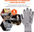 Ergodyne ProFlex 7030 Cut Resistant Work Gloves, ANSI A3, PU Coated Palms for Flexible No Slip Grip, Abrasion Resistant, 13g,Gray, 2X-Large