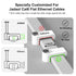 Jadaol 100Pcs 7.5mm Cat6 RJ45 Cable Clips with Nails, Custom Fit for Flat Ethernet Cable, Wall Wire Tacks for LAN